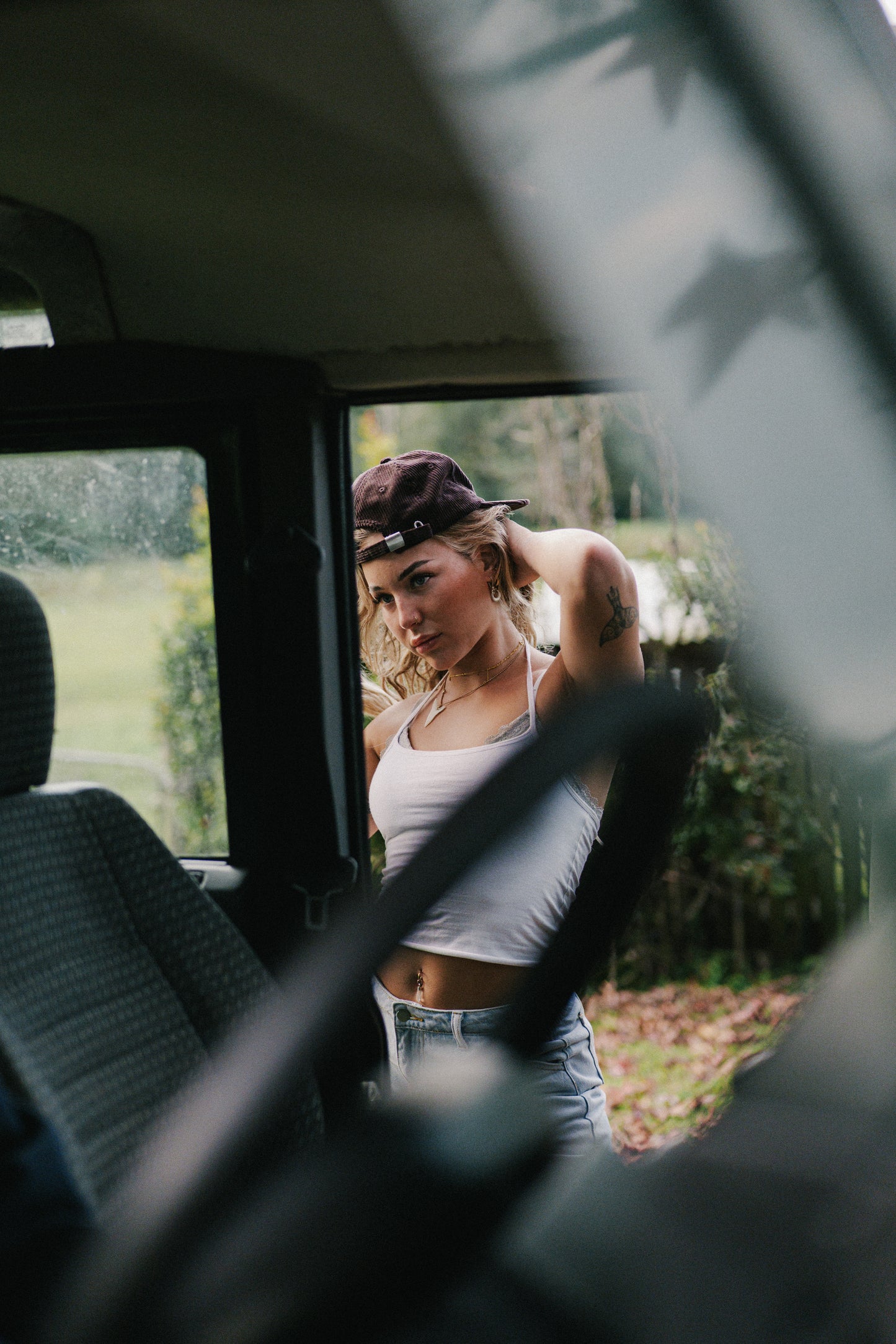 Sunset Lovers Cord Cap