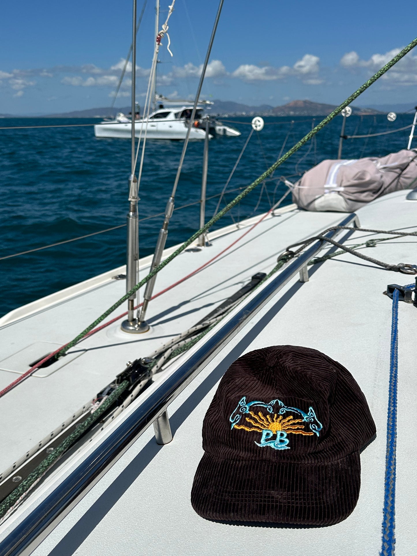 Sunset Lovers Cord Cap