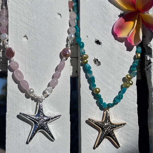 Blush Starfish Necklace