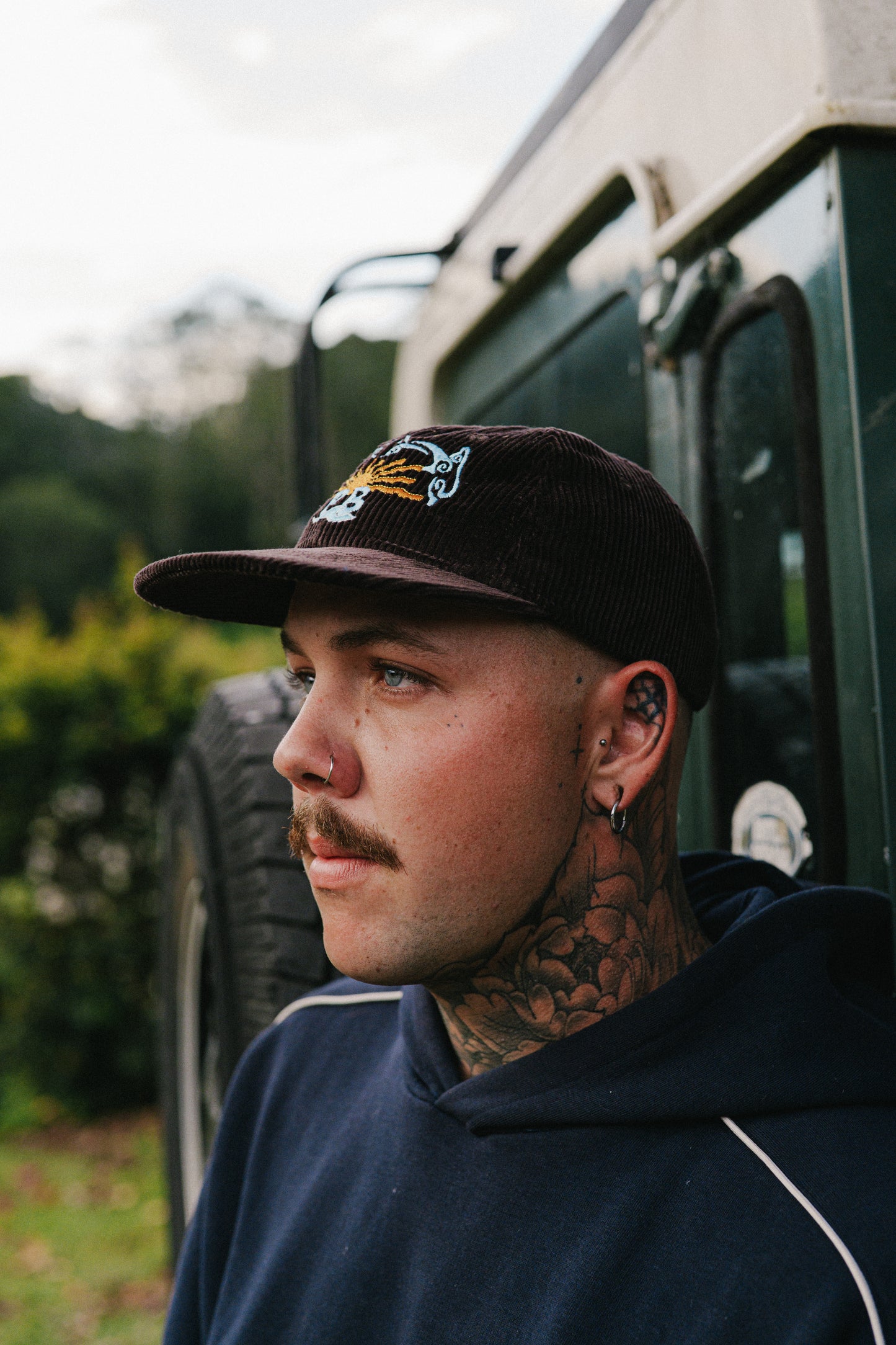 Sunset Lovers Cord Cap