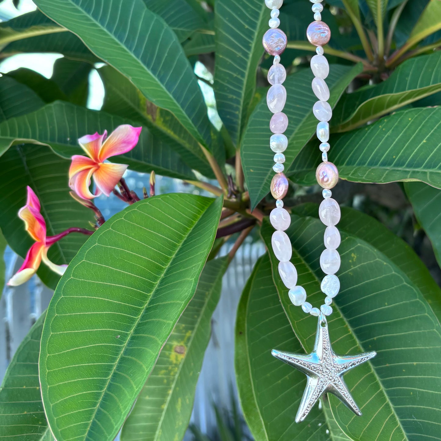 Blush Starfish Necklace
