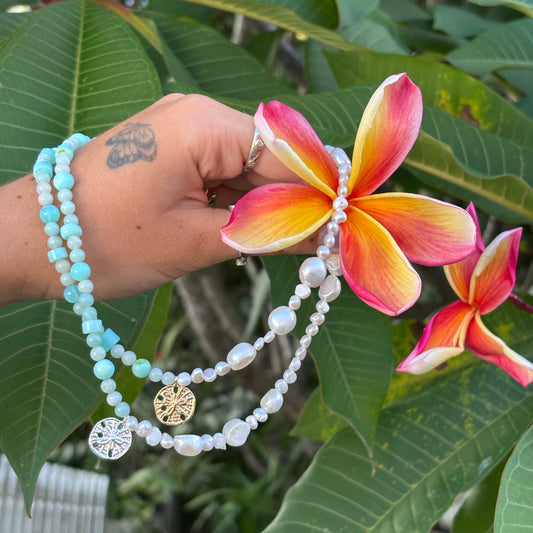 Seafoam Sand Dollar Choker