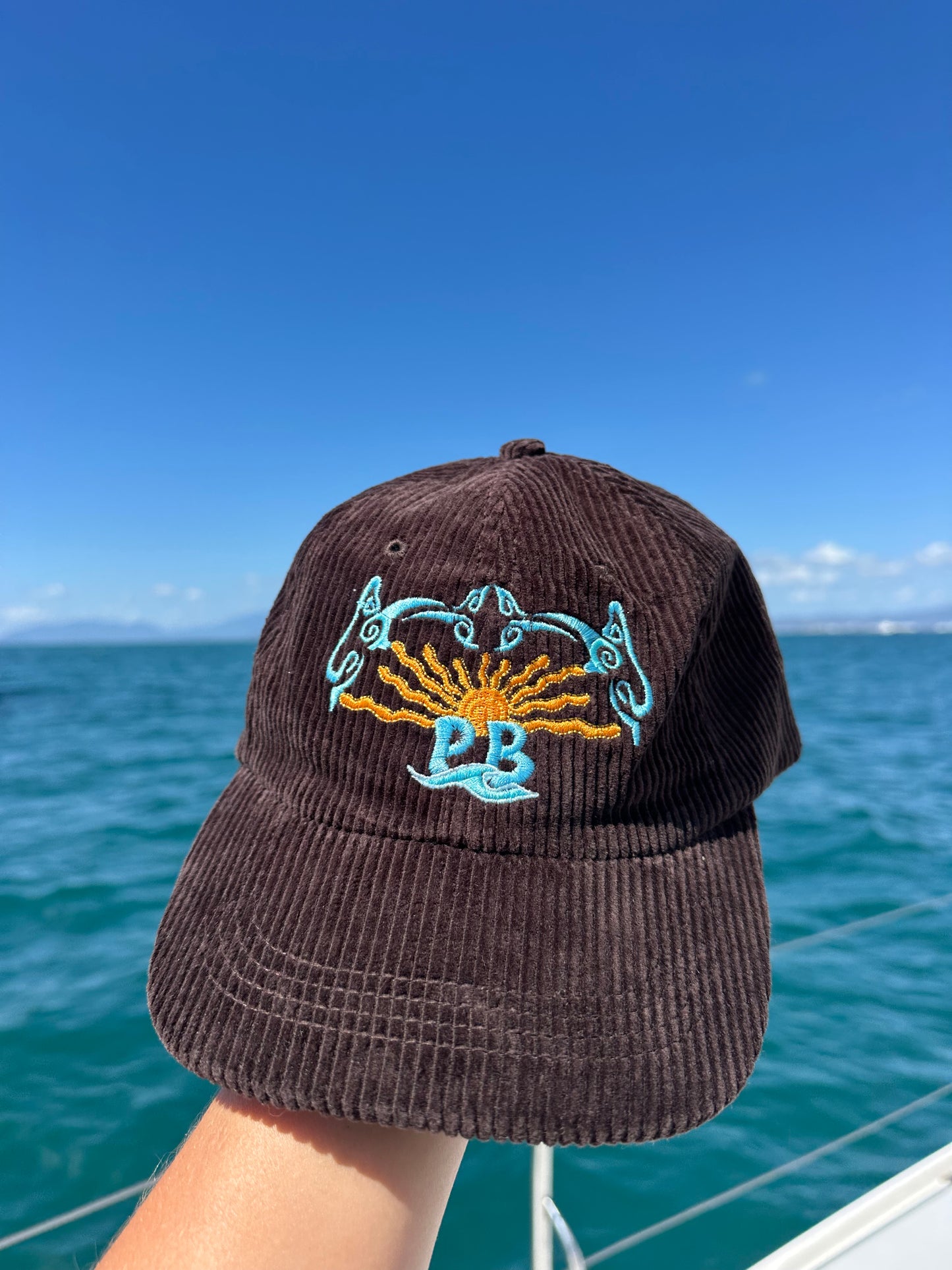 Sunset Lovers Cord Cap